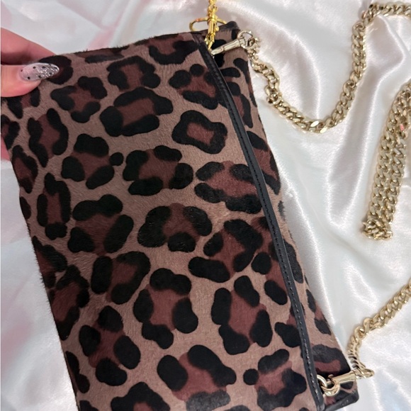 Coach leopard calf hair shoulder bag - Picture 9 of 10